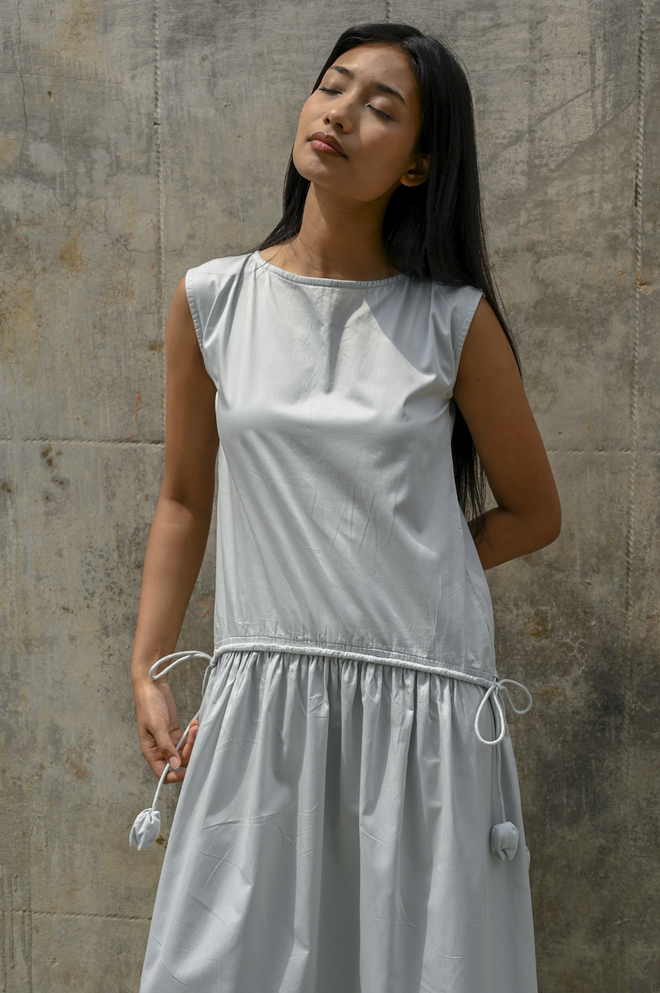 Tulip Dress Mint Giza Cotton