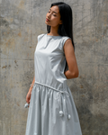 Tulip Dress Mint Giza Cotton