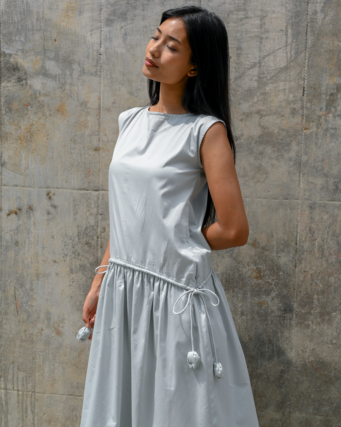 Tulip Dress Mint Giza Cotton