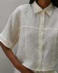 Barkha Shirt Milk Linen