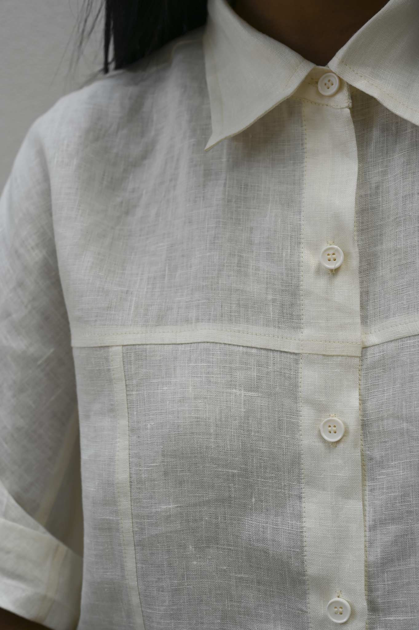 Barkha Shirt Milk Linen