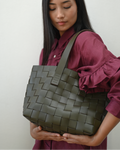 Harukaze Woven Tote Moss