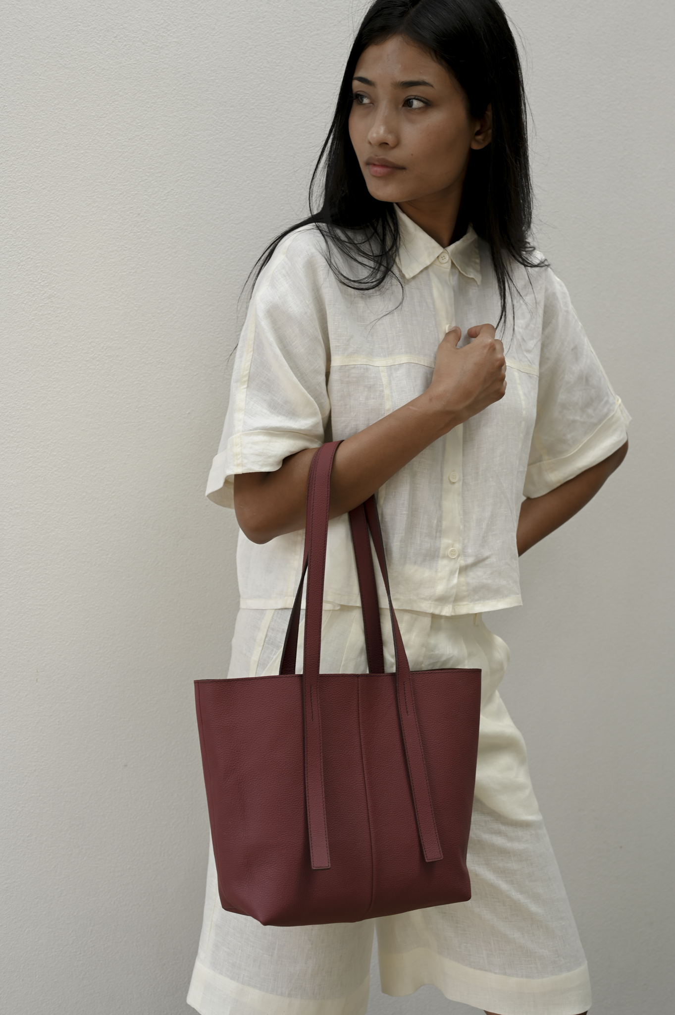 Ikigai Tote PM Prune