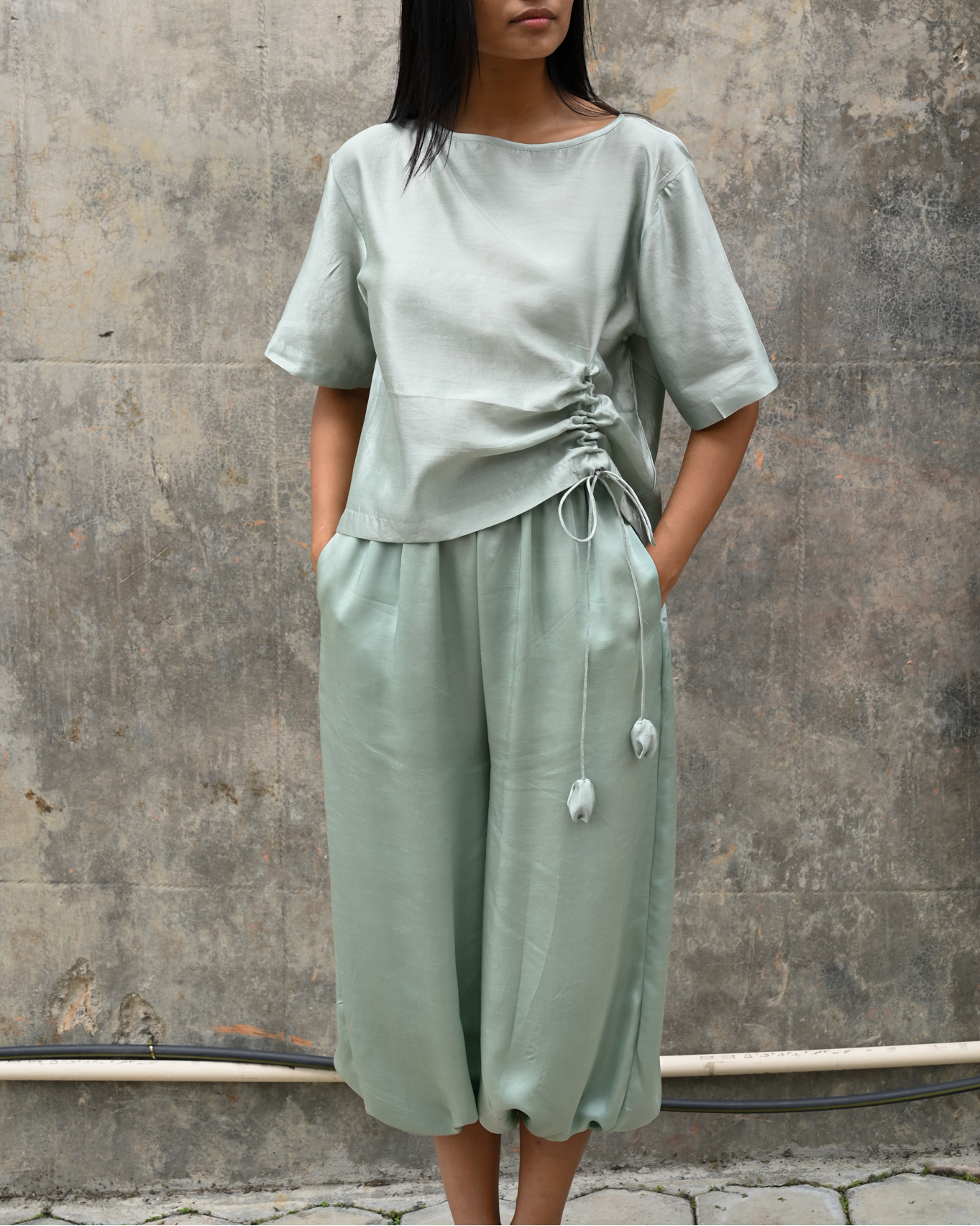 Tulip Top Mint Silk