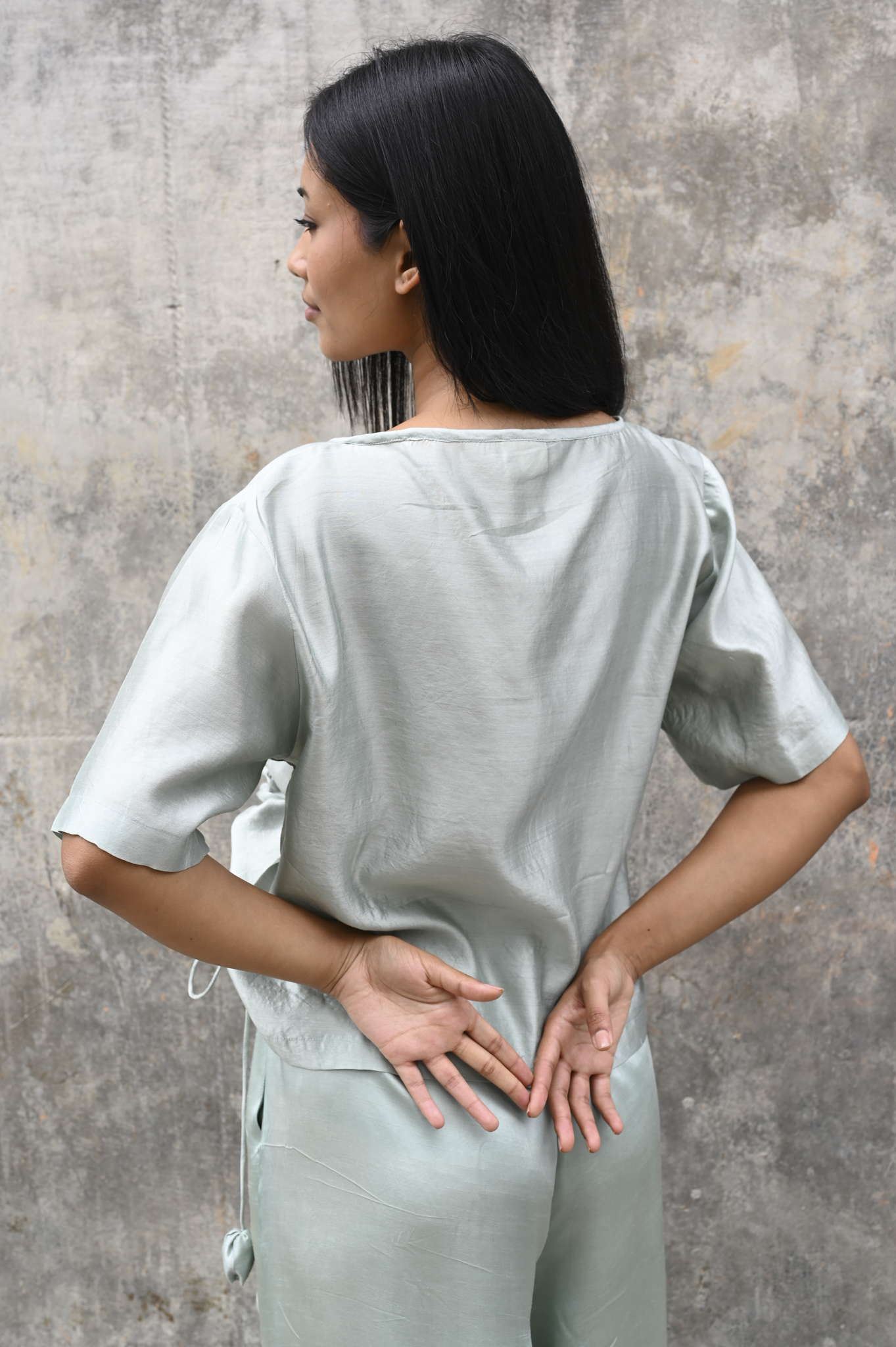Tulip Top Mint Silk