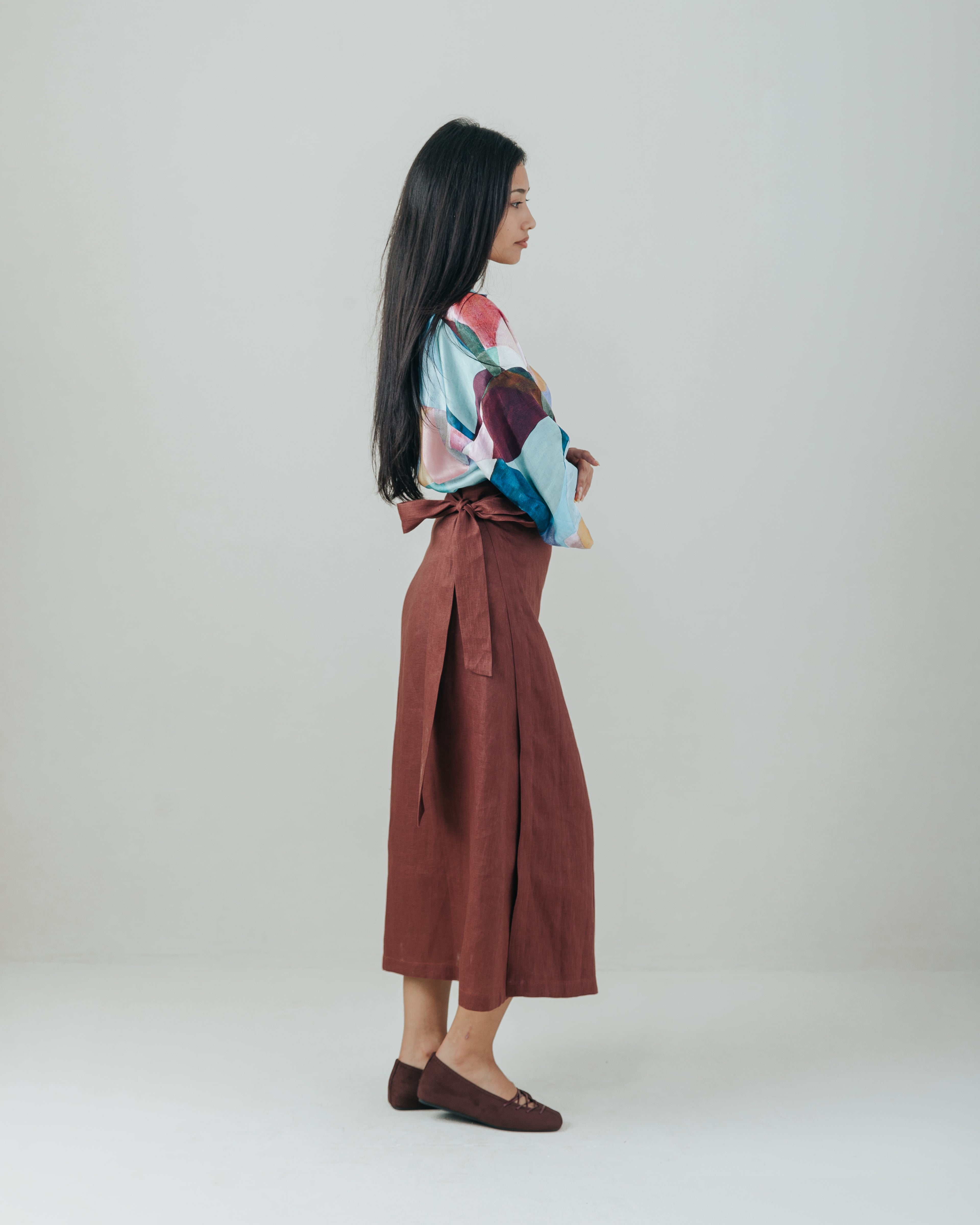 Wrap Skirt Linen