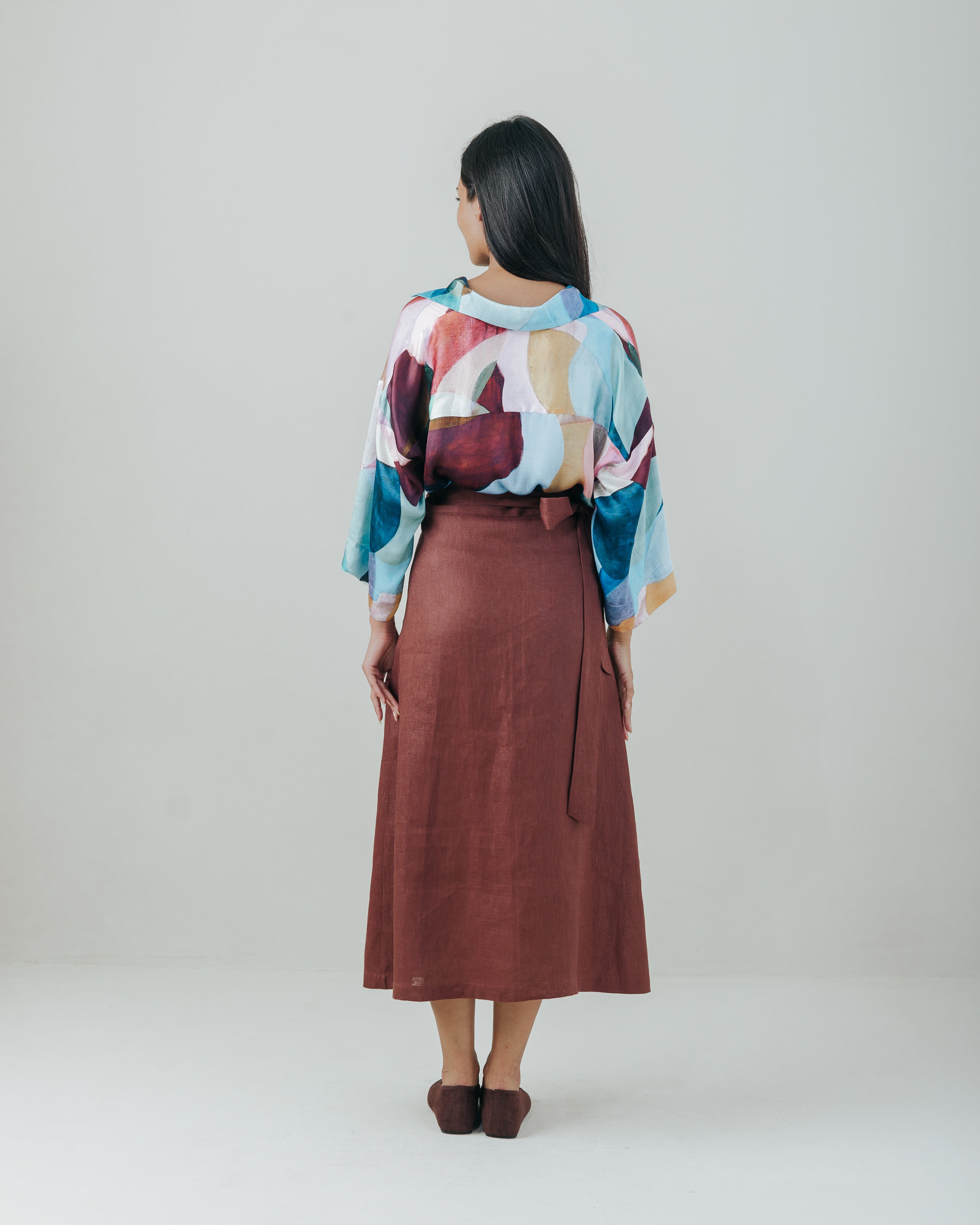 Wrap Skirt Linen