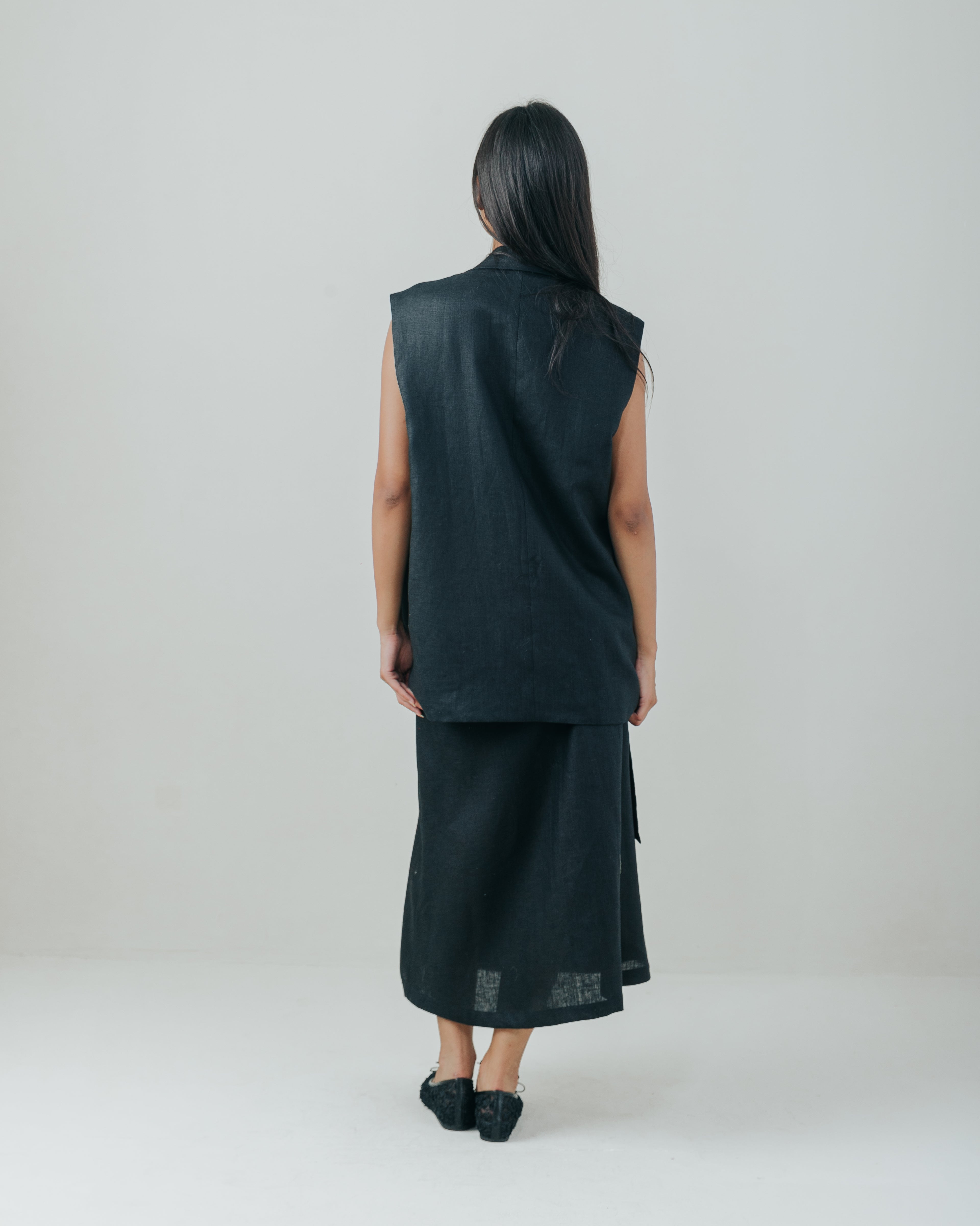 Half Blazer Linen