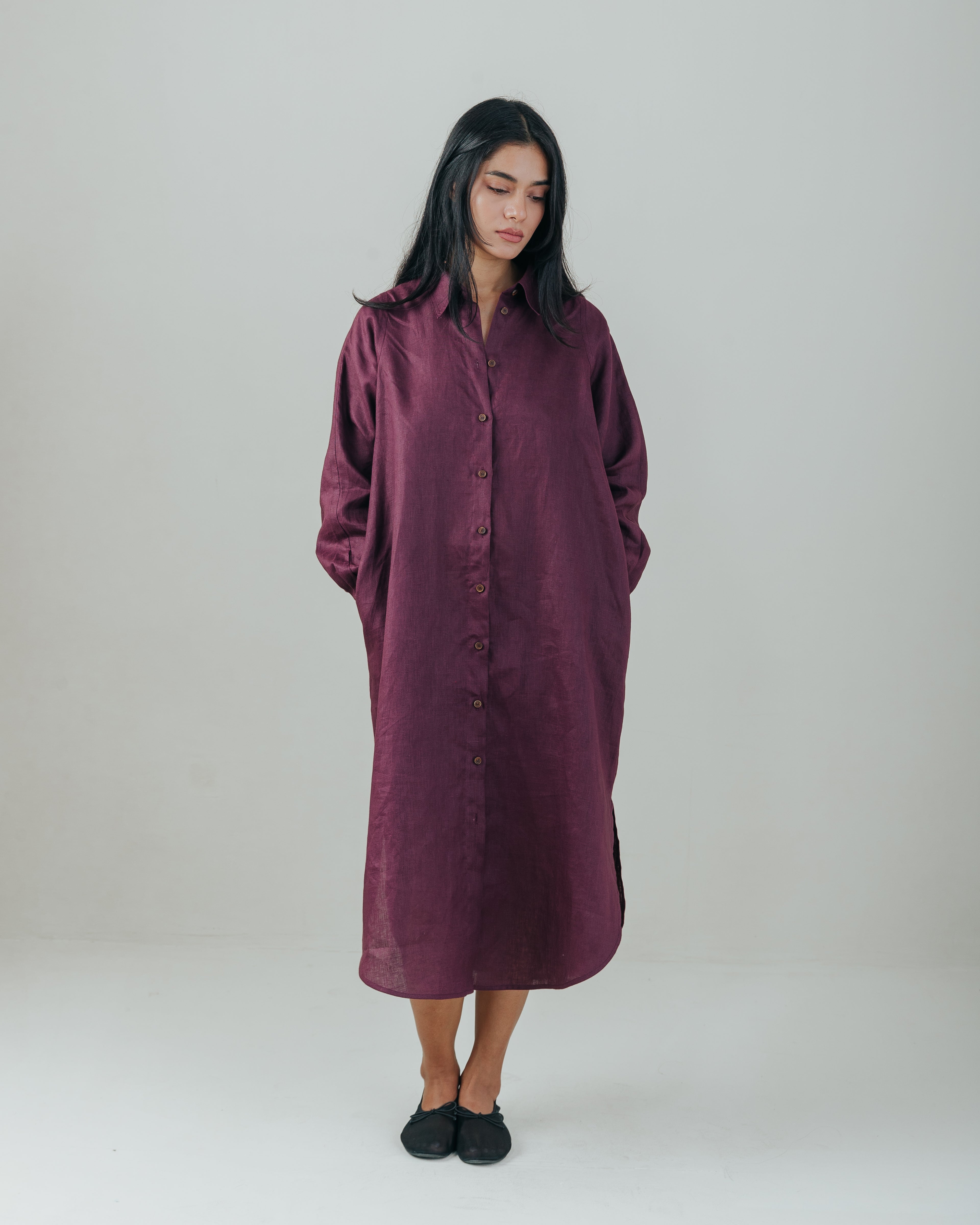 Shirt Dress Linen