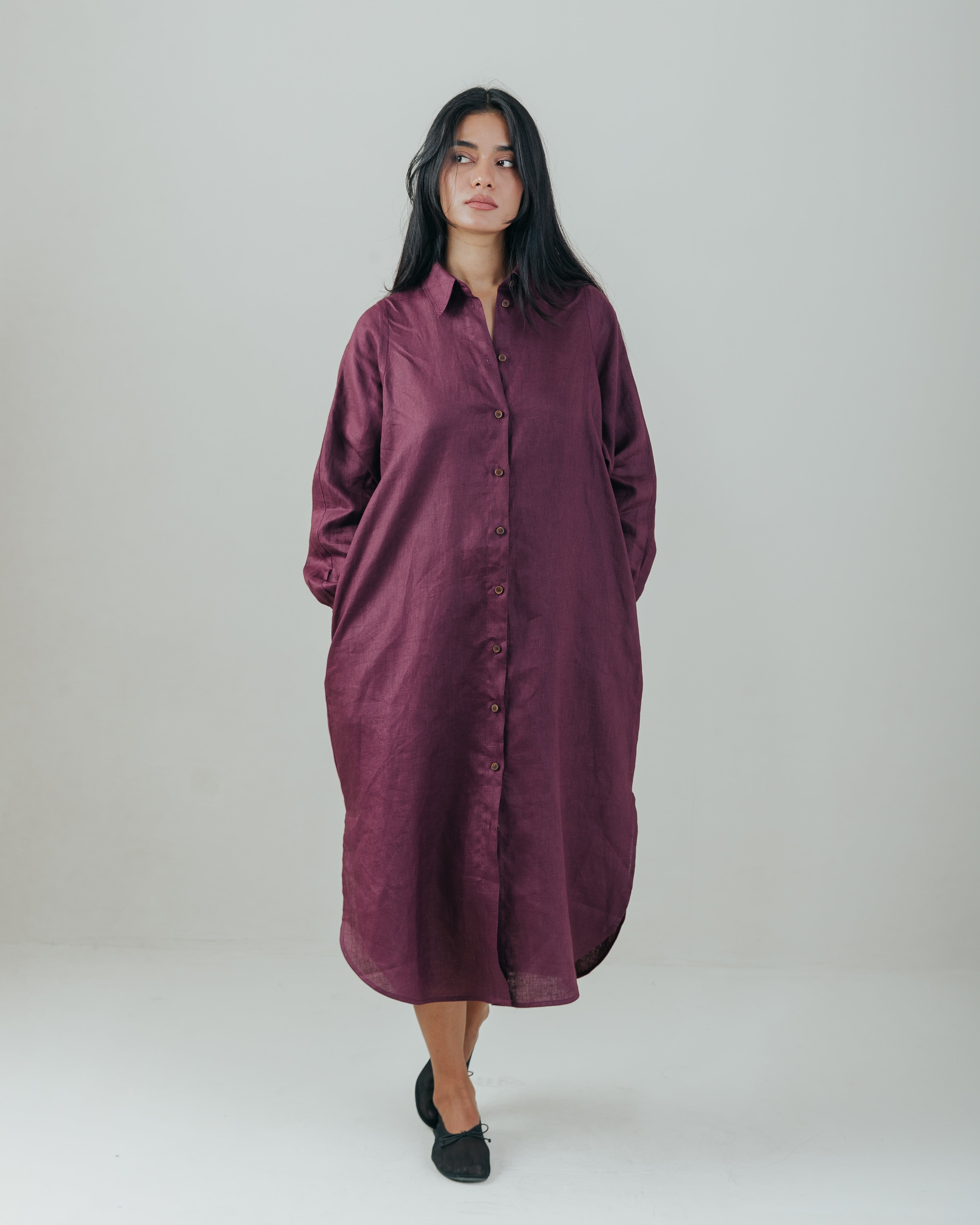 Shirt Dress Linen