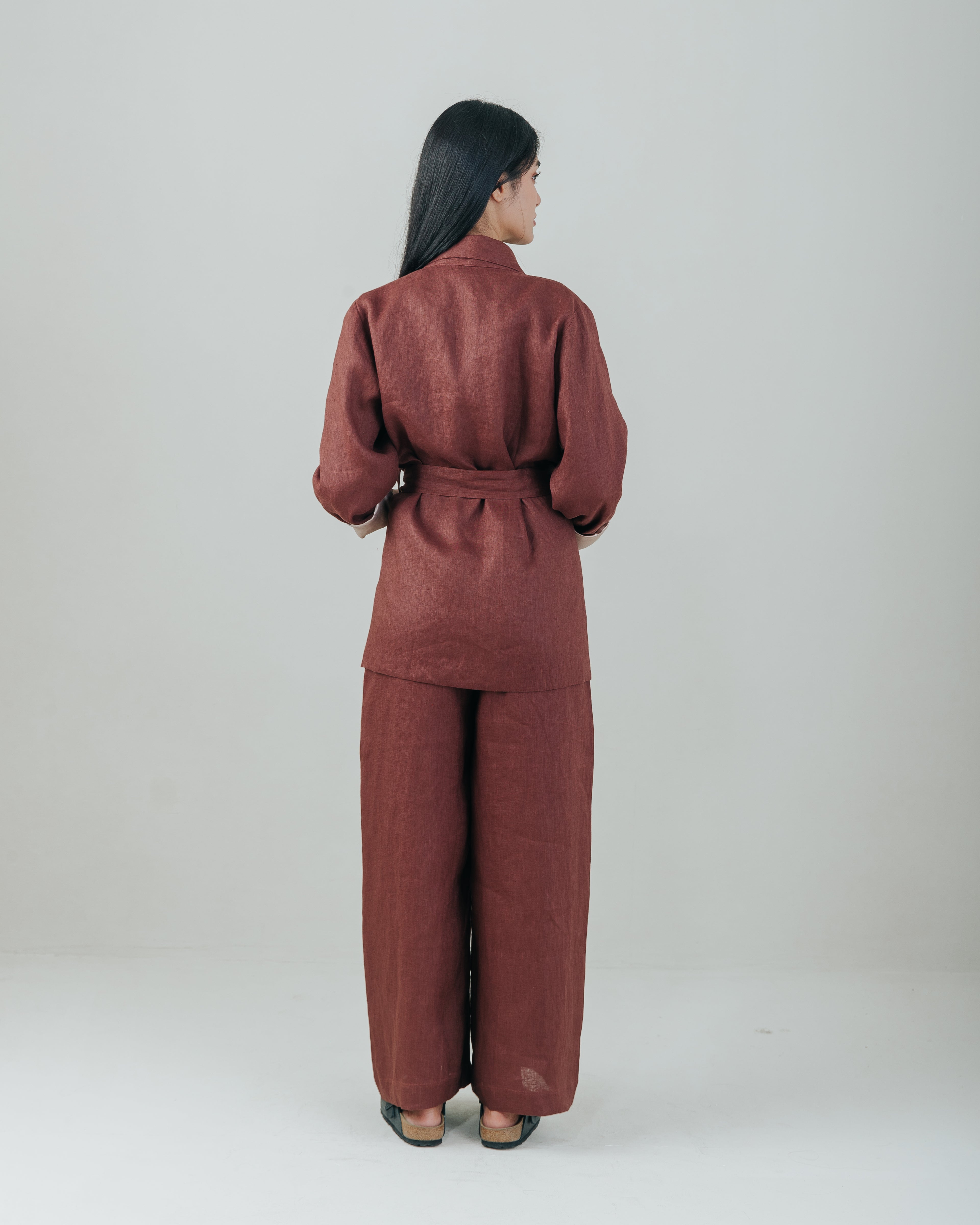 Wrap Blazer Linen