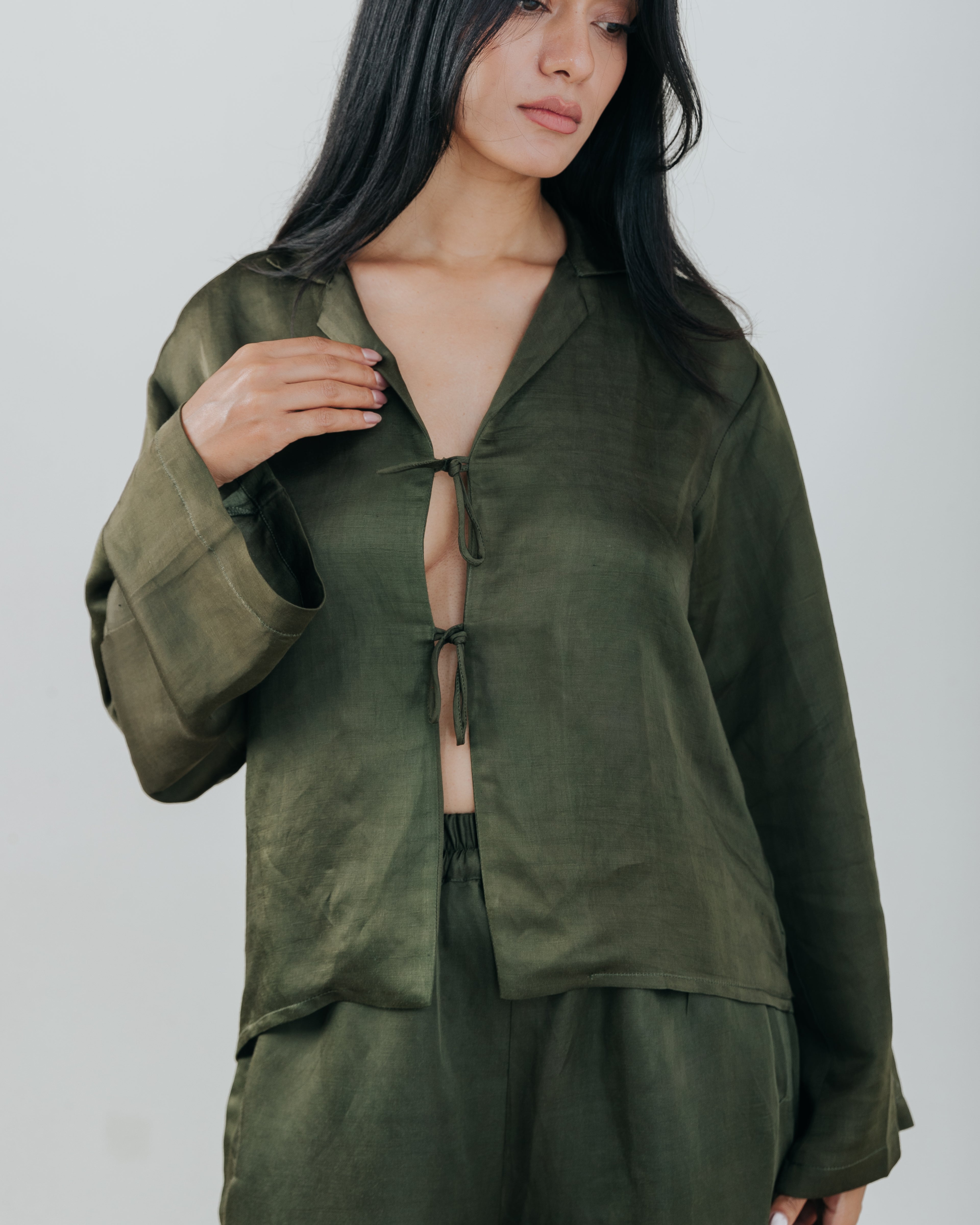 Ava Blouse Silk Linen