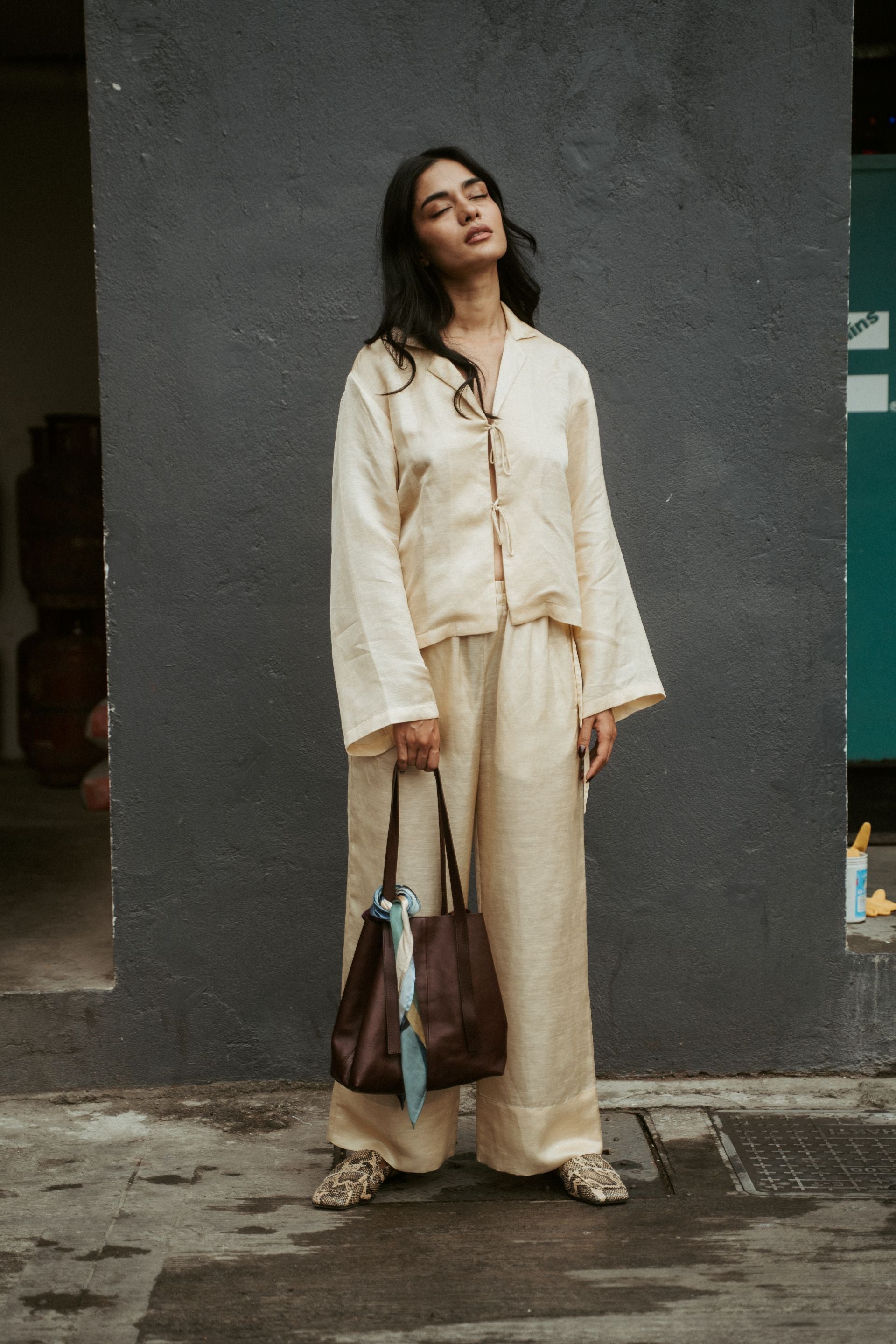 Ava Blouse Silk Linen